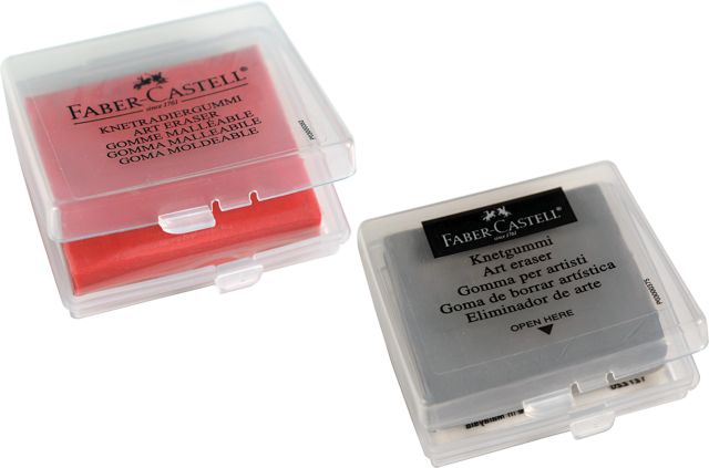 KNEADED ERASER W CASE GREY
