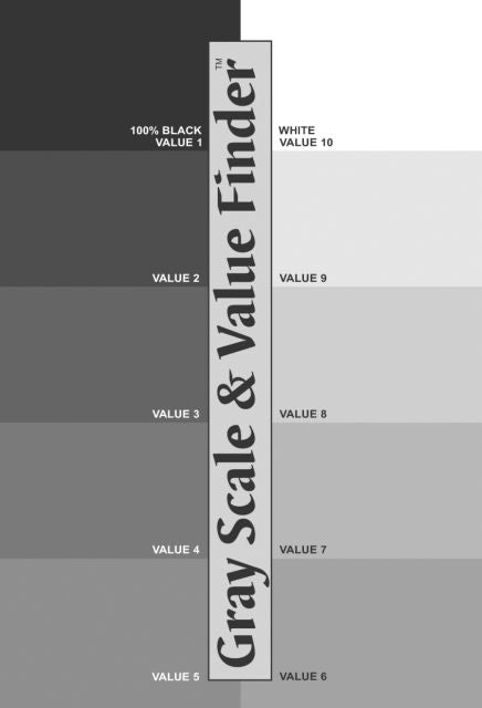 GRAY SCALE AND VALUE FINDER | Color Wheel Company | Edmonds College