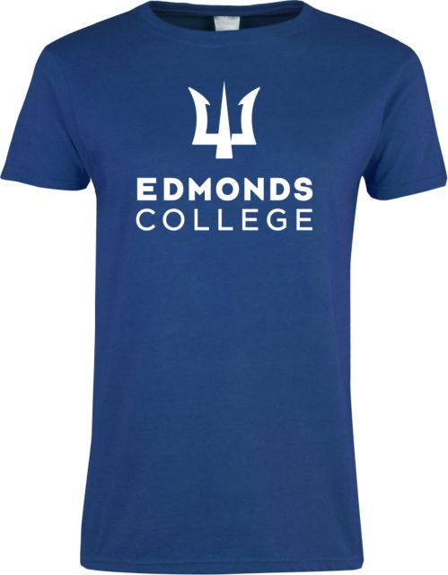 Edmonds College Womens Short Sleeve Tee Edmonds College Wordmark - ONLINE ONLY