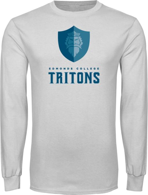 Edmonds College Long Sleeve T Shirt Edmonds College Mascot Mark - ONLINE ONLY