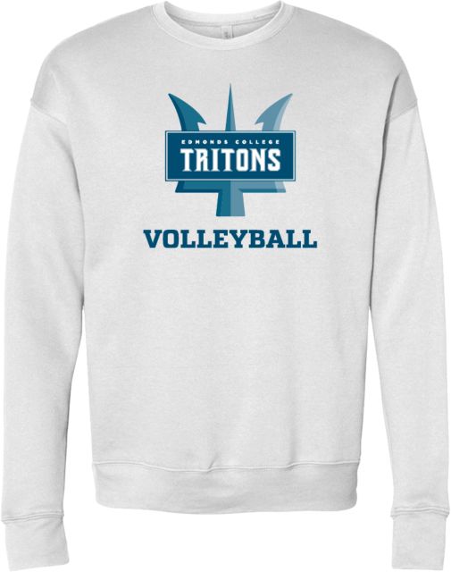 Edmonds College Bella + Canvas Fleece Crew Edmonds College Volleyball - ONLINE ONLY