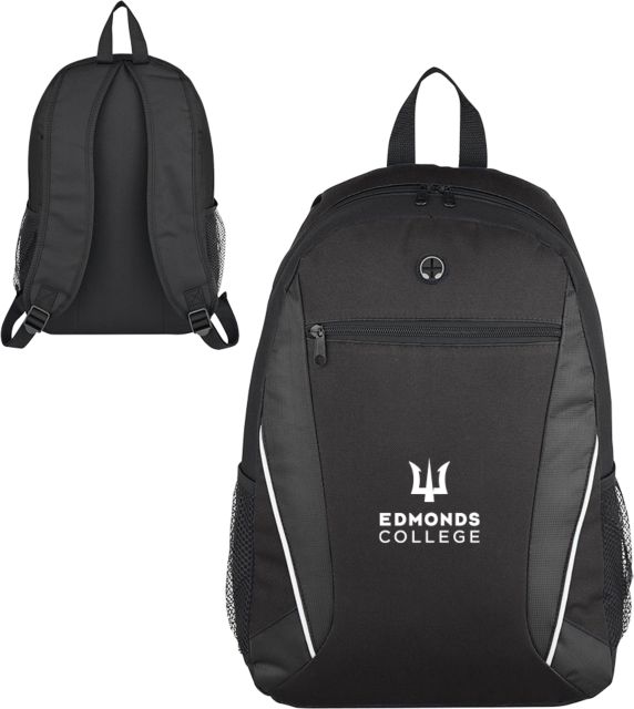 Edmonds College Homerun Computer Backpack Edmonds College Wordmark - ONLINE ONLY
