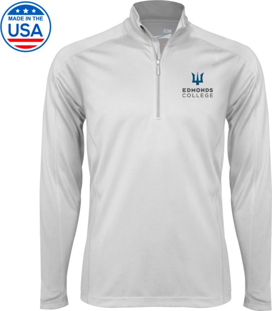 Edmonds College Syntrel Interlock 1/4 Zip Edmonds College Wordmark - ONLINE ONLY