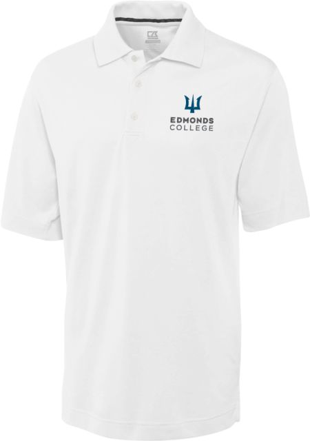 Edmonds College C&B Advantage TriBlend Pique Polo Edmonds College Wordmark - ONLINE ONLY