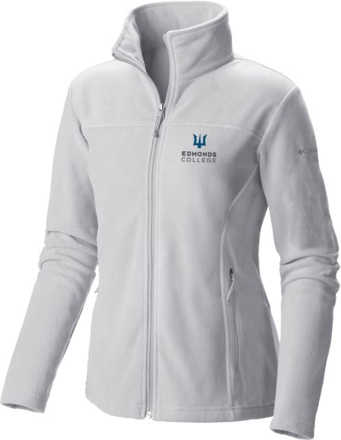 Edmonds College Columbia Womens Full Zip Fleece Jacket Edmonds College Wordmark - ONLINE ONLY