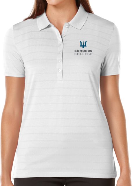 Edmonds College Callaway Womens Opti Vent Polo Edmonds College Wordmark - ONLINE ONLY