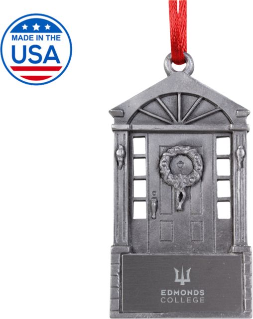 Edmonds College Front Door Ornament Edmonds College Wordmark Engraved - ONLINE ONLY