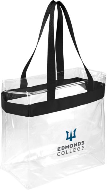 Edmonds College Game Day Clear Stadium Tote Edmonds College Wordmark - ONLINE ONLY