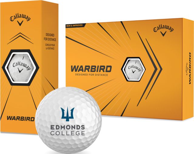 Edmonds College Callaway Warbird Golf Balls 12/pkg Edmonds College Wordmark - ONLINE ONLY