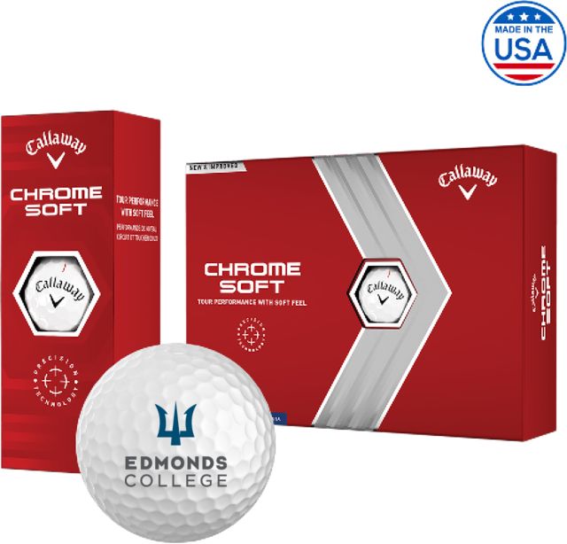 Edmonds College Callaway Soft Golf Balls 12/pkg Edmonds College Wordmark - ONLINE ONLY